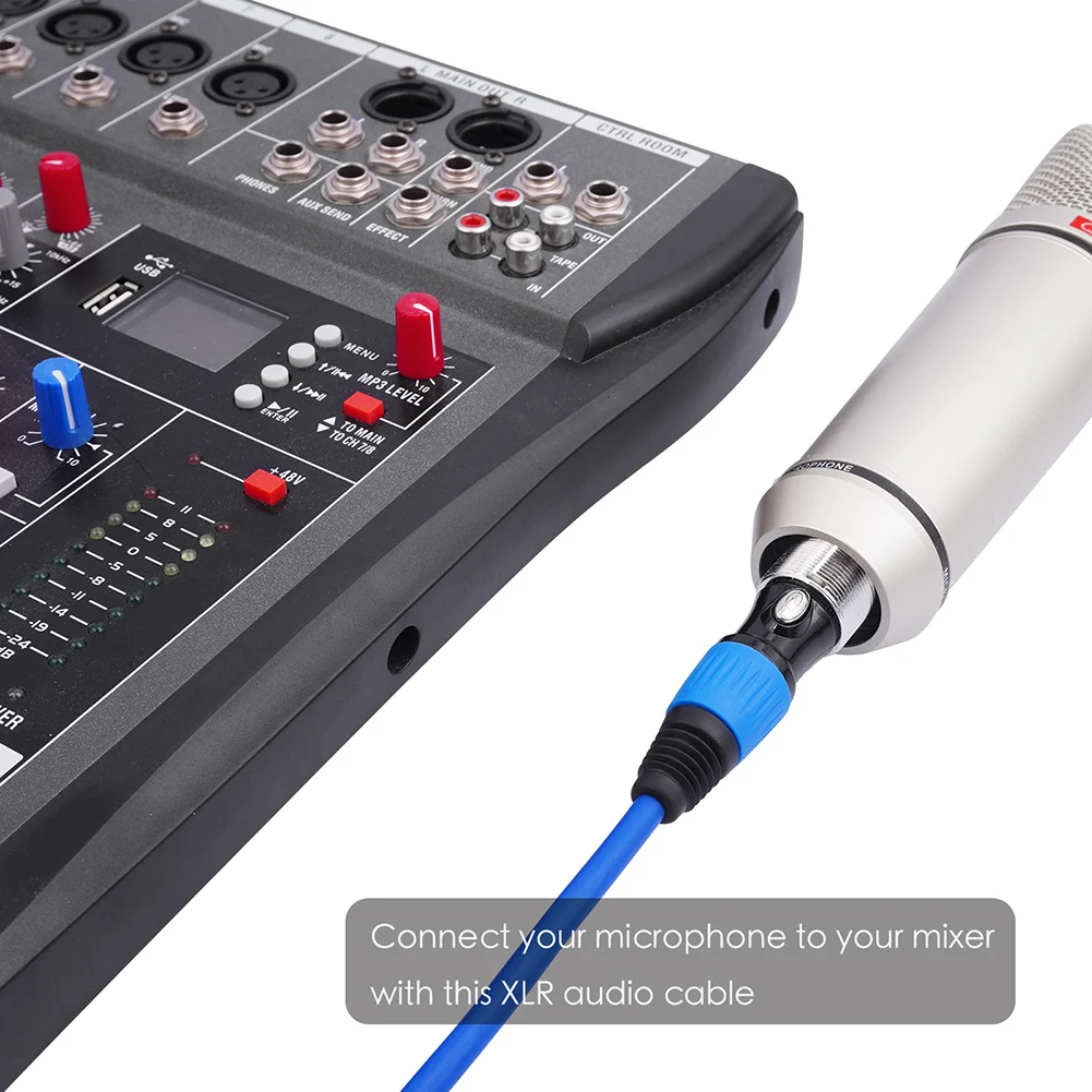 Акустический кабель позолоченный 3/5M XLR