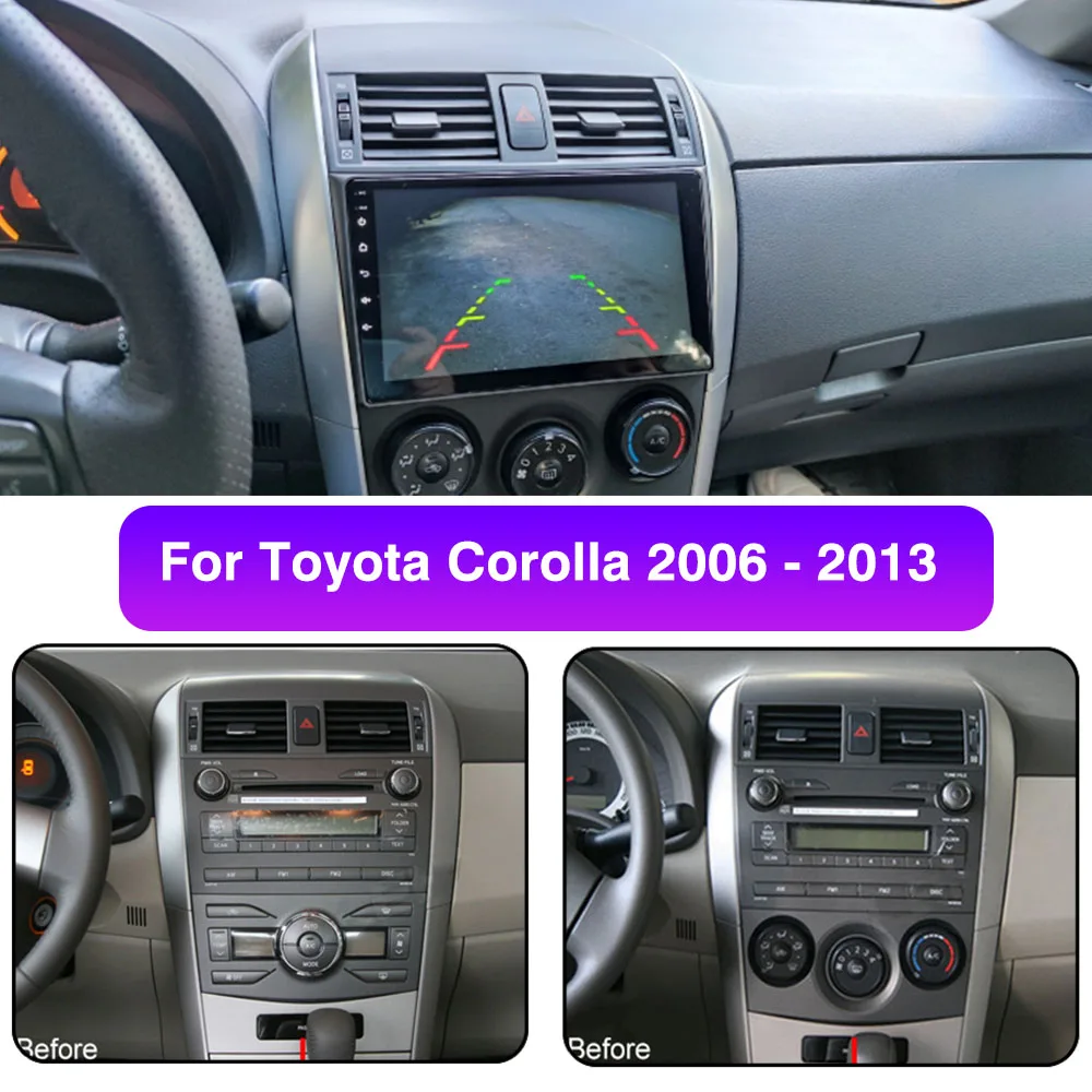 Автомагнитола 2 DIN 4 + 64 ГБ android 10 мультимедийный плеер Carplay автонавигация без DVD DSP