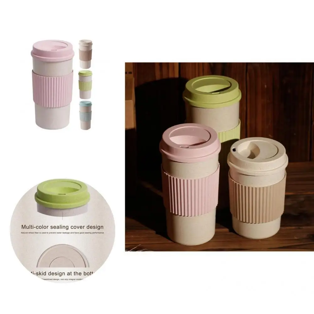 

Антиожоговая легкая универсальная кружка для напитков, кофе, воды с крышкой для путешествий