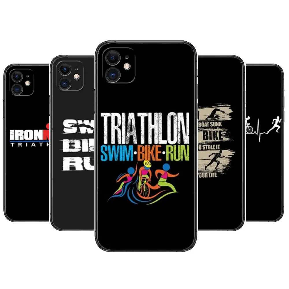 

Triathlon Ironman Phone Cases For iphone 13 Pro Max case 12 11 Pro Max 8 PLUS 7PLUS 6S XR X XS 6 mini se mobile cell