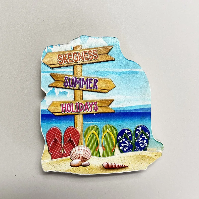 3D магниты для холодильника Skegness дорожные сувениры аксессуары коллекция