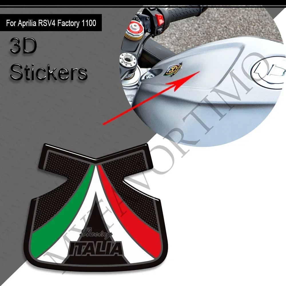 Фото Для Aprilia RSV4 Factory 111, крышка бака мотоцикла, топливный комплект, наколенники, обтекатель, наклейки на крыло, защитные наклейки №3