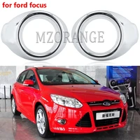 fog lights lamp frame ring cover trim for ford focus 3 2012 2013 2014 foglights covers grill pair for cars auto accessories