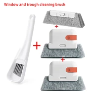 2022 creative window cleaning brush window groove cleaning cloth windows slot cleaner brush cleans window slot clean tool
