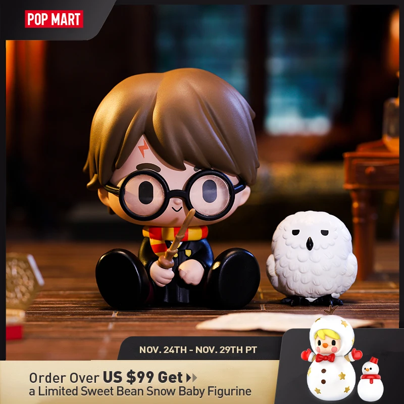 

POP MART Гарри Поттер Волшебный мир Серия животных таинственная коробка 1 шт./12 шт. DC коллекционные милые кавайные игрушки Фигурки подарок на де...