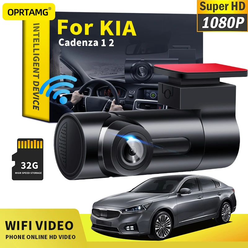 

OPRTAMG Car Dashcam Car DVR MSC 1080P HD Camera WiFi dash cam For KIA Cadenza 1 2 1996-2022 2021 2020 Car Dashcam Auto Goods
