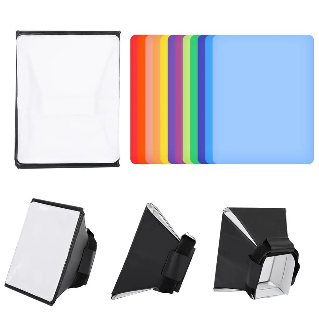

Portable Foldable Mini Soft Flash Light Diffuser Softbox Camera Studio