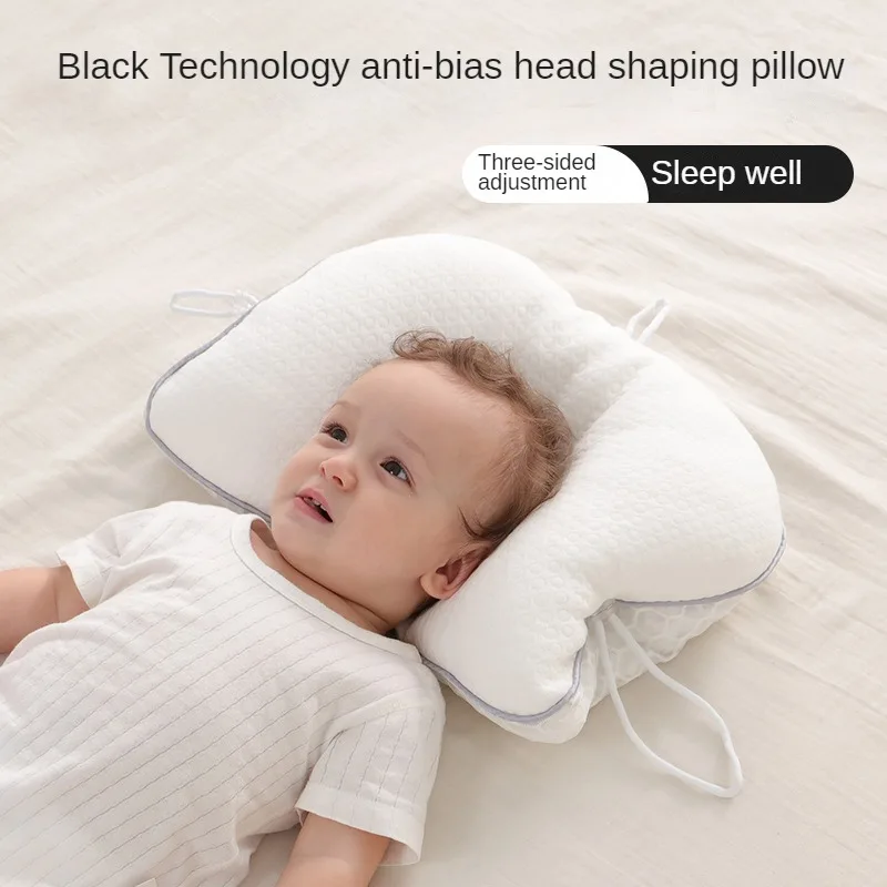 

Breathable Correction of Deviation for Newborn Children's Gift New Hose Baby Breathable Shaped Pillow Anti Deviation Baby Pillow