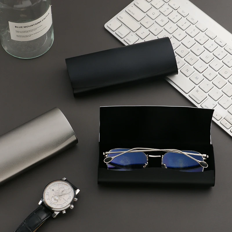 E88 Ультралегкий алюминиевый чехол для очков близорукости с защитой от давления