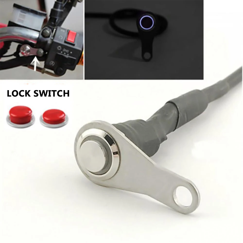 

New LED Motorcycle Switch Waterproof Handlebar Switch Reset Manual Return Button Engine ON-OFF Accessories Tools Dropshipping