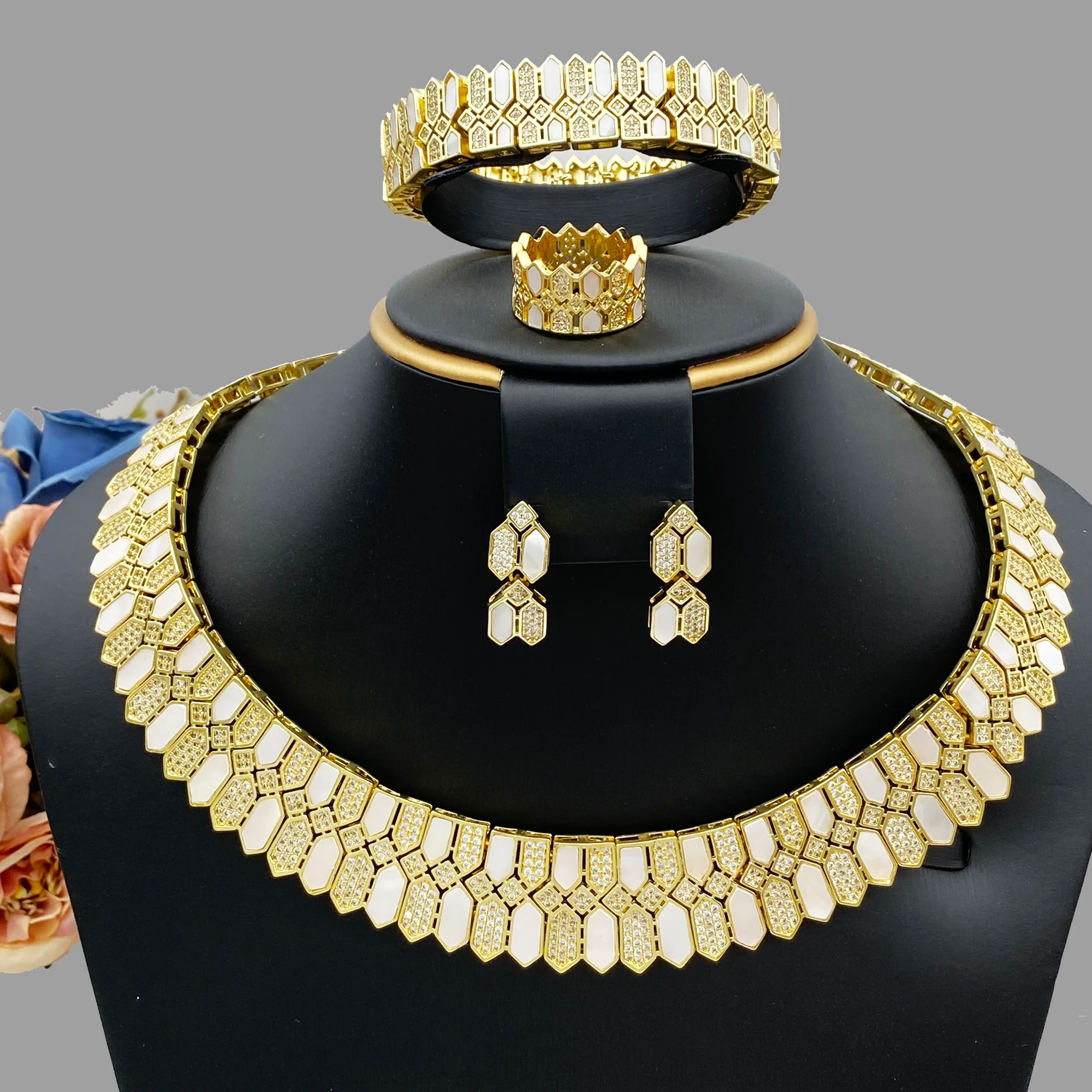 JRH ювелирные изделия классический бренд ожерелье с кубическим цирконием