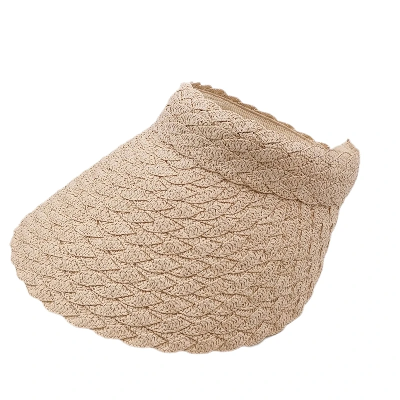 Модный однотонный Пустой Топ пляжный козырек летний товар Солнцезащитный