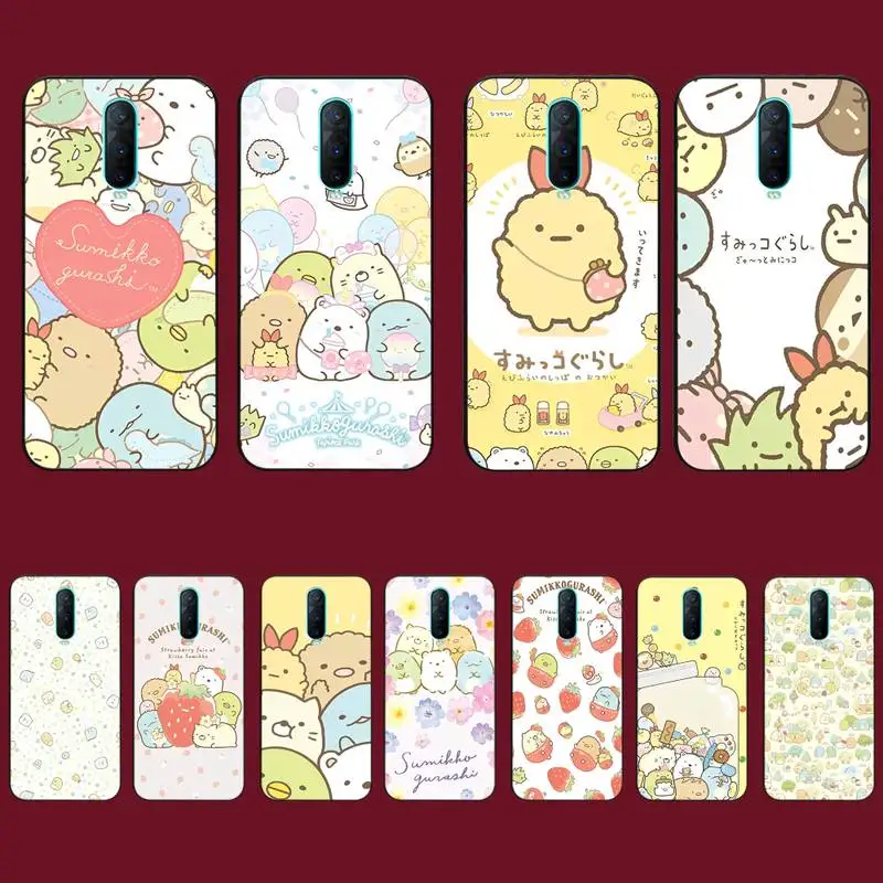 

Japan anime sumikko gurashi Phone Case for Vivo Y91C Y11 17 19 17 67 81 Oppo A9 2020 Realme c3