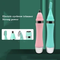 electric eyebrow trimmer shavinghair removal machine four in one multi function eyebrow trimmer four cutter headswoman facial bl