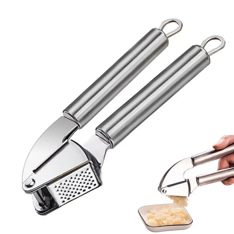 

Garlic Mincer Handheld Garlic Peeler Ergonomic Handle Easy Clean Vegetable Shredders With Silicone Roller Peeler Finely Chop For