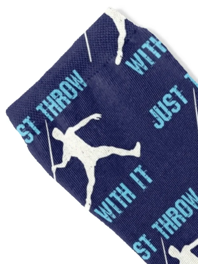 Просто Бросьте с ним Javelin Thrower мужские носки индивидуальные спортивные гольфы