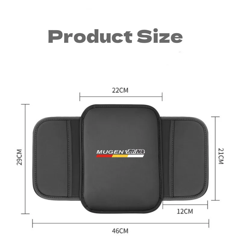 Фото Для Honda Mugen Power Civic Type R, Accord, CRV, HRV: подлокотник для автомобиля, накладка на подлокотник, подлокотник центральной консоли, автомобильные аксессуары. №3