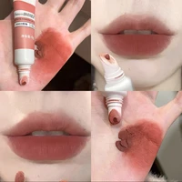 6 colors sexy velvet matte lip gloss waterproof nude liquid lipstickslong lasting not fading red lip tint mud makeup cosmetic