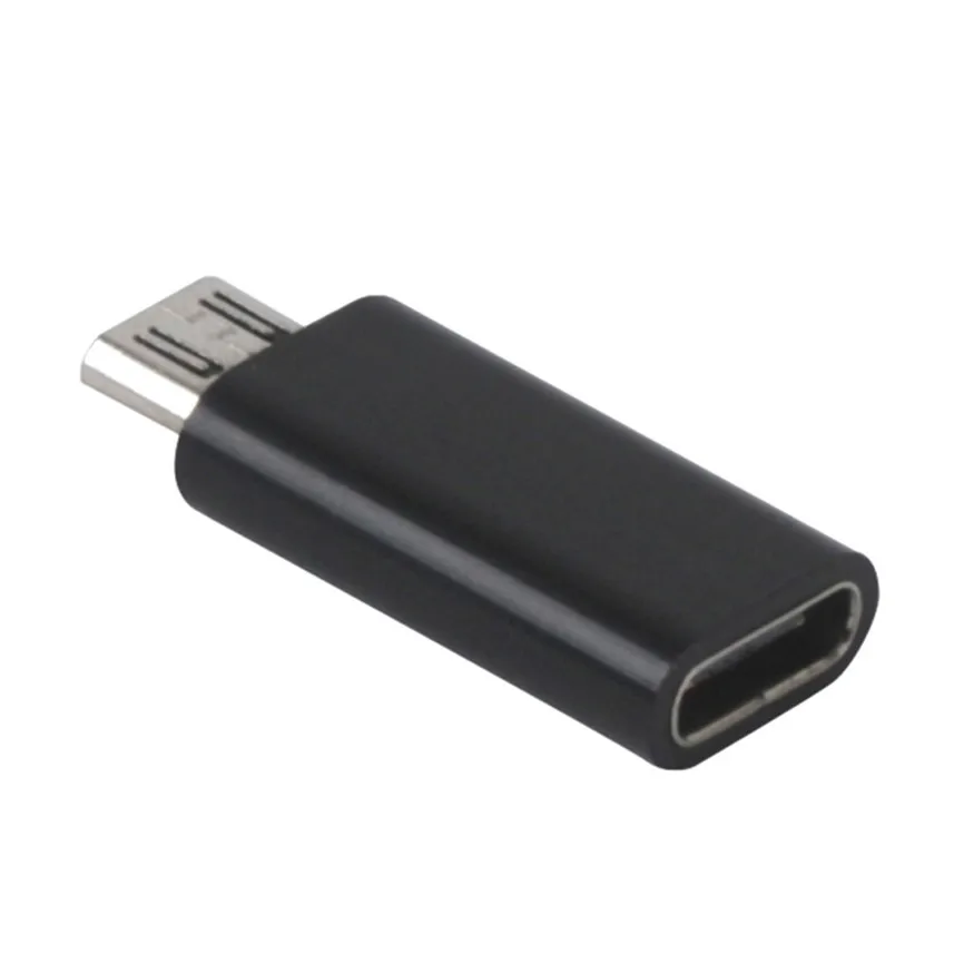 Адаптер для передачи данных с USB Type-C на Micro черный белый 2019 | Мобильные телефоны и