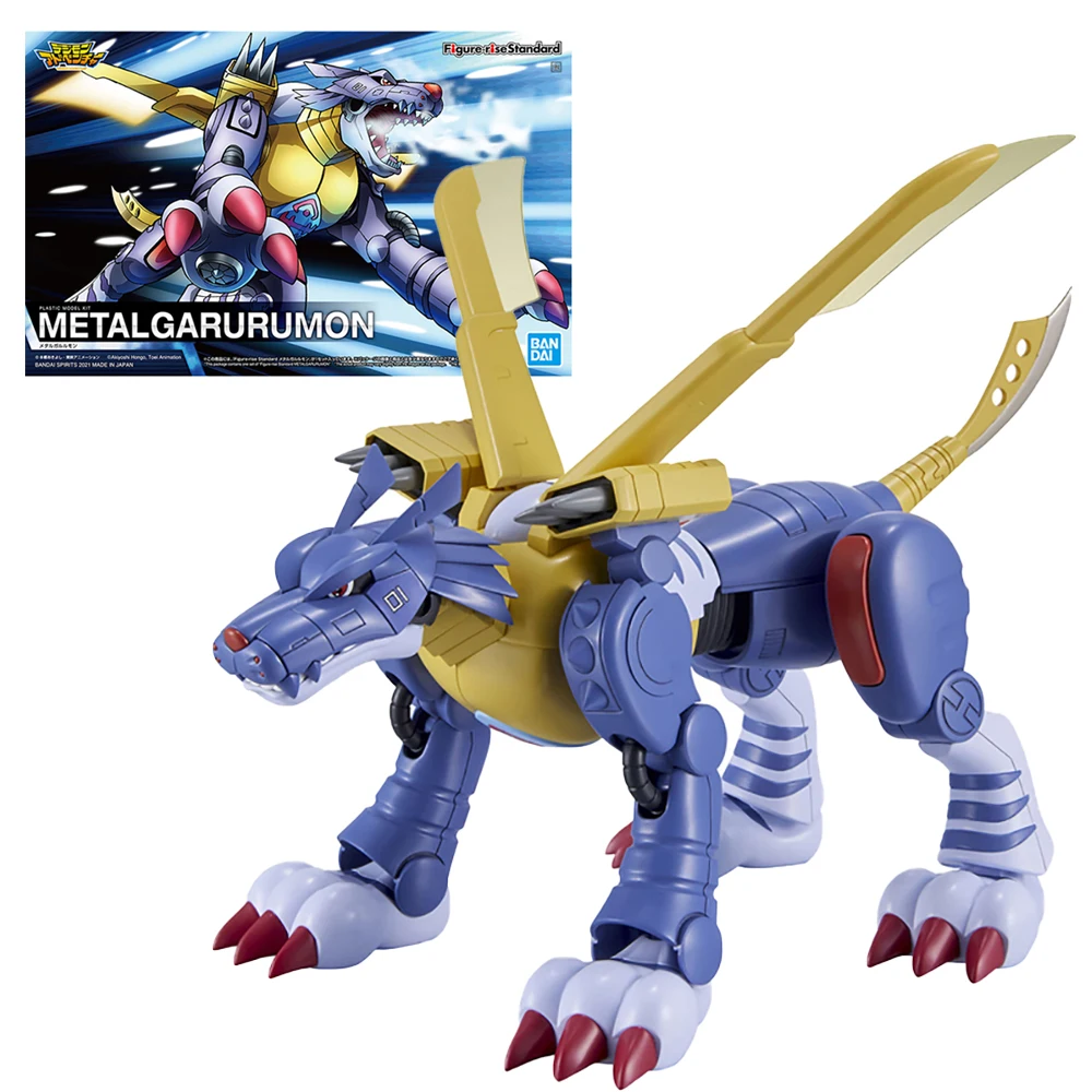 

Новейшая фигурка Bandai-Rise Digimon Приключения Metalgarurumon ТВ аниме версия Сборная модель набор коллекционные экшн-игрушки подарки