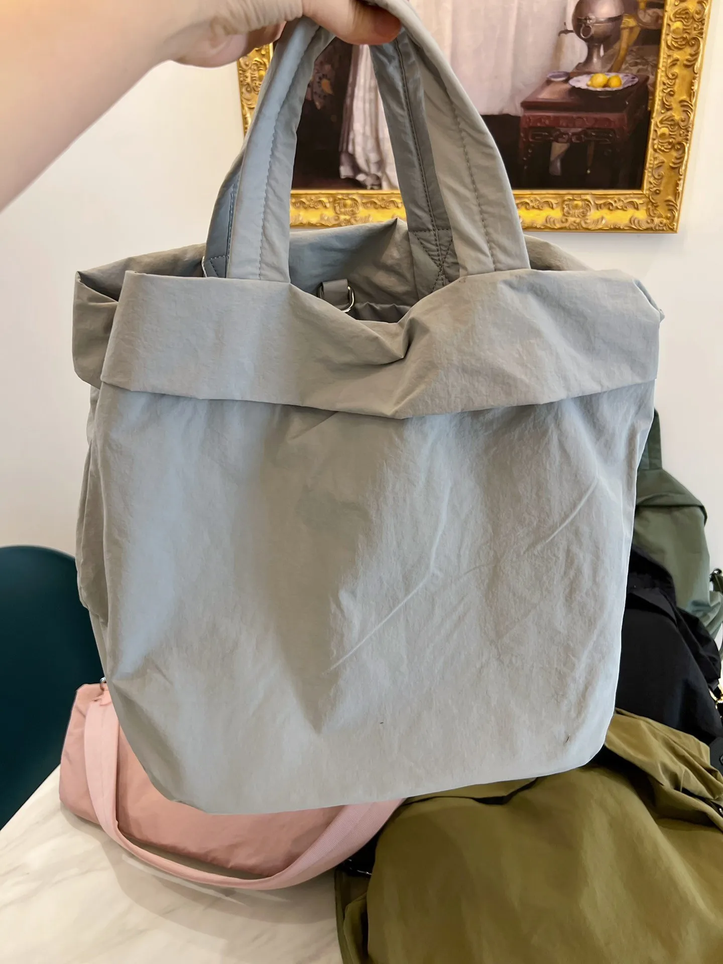 LuluWomen On My Level Bag 1.0  Outdoor Sports Waterproof Dry Wet Separation Tote Bag 19L Fashion Travel Fitness Shoulder Bag