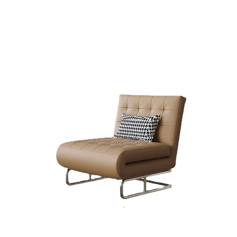 

YY Small Apartment Dual-Use Sofa Bed Retro Couch Balcony Recliner
