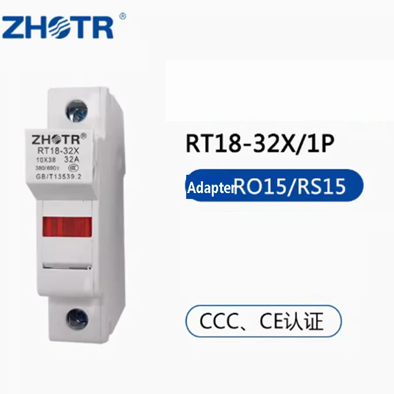 RT18-32X/3P RT28N-32 1A ~ 32A без сердечника 10*38 мм RO15 500 690 В Миниатюрный предохранитель
