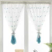 window gauze modern washable bright colored hanging window embroidered voile home decoration window voile window voile