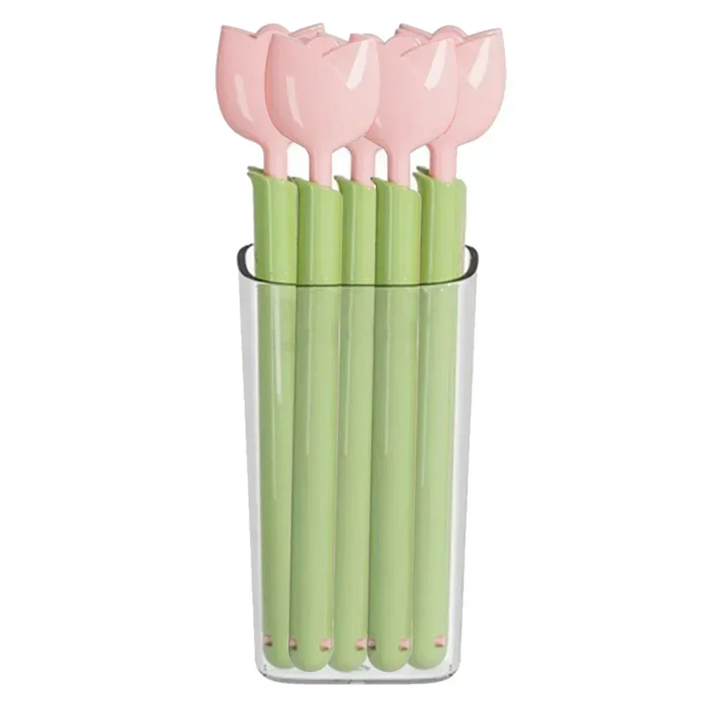 5 шт., зажимы для сумок в форме тюльпана, портативный зажим для еды, закусок, хлеба с магнитной коробкой для хранения, герметичный зажим, кухонные аксессуары