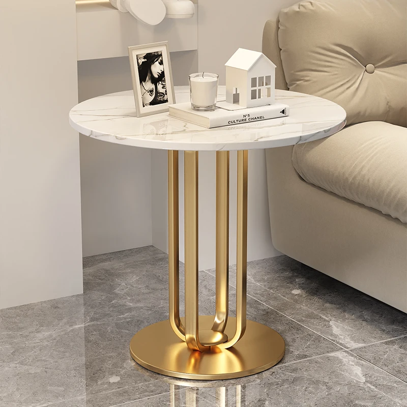 

Modern Small Table Marble Round Dining Minimalist Advanced Table Design Creative Table Basse De Salon Bedrooms Furniture SGQ35XP