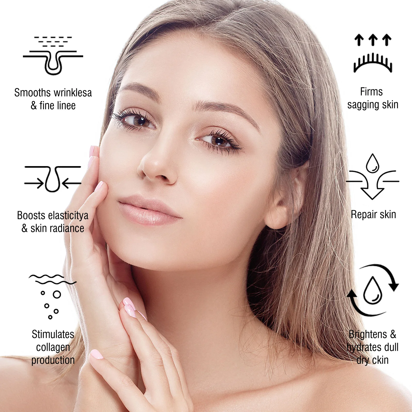 Увлажняющая сыворотка для осветления кожи с женьшенем 150 мл