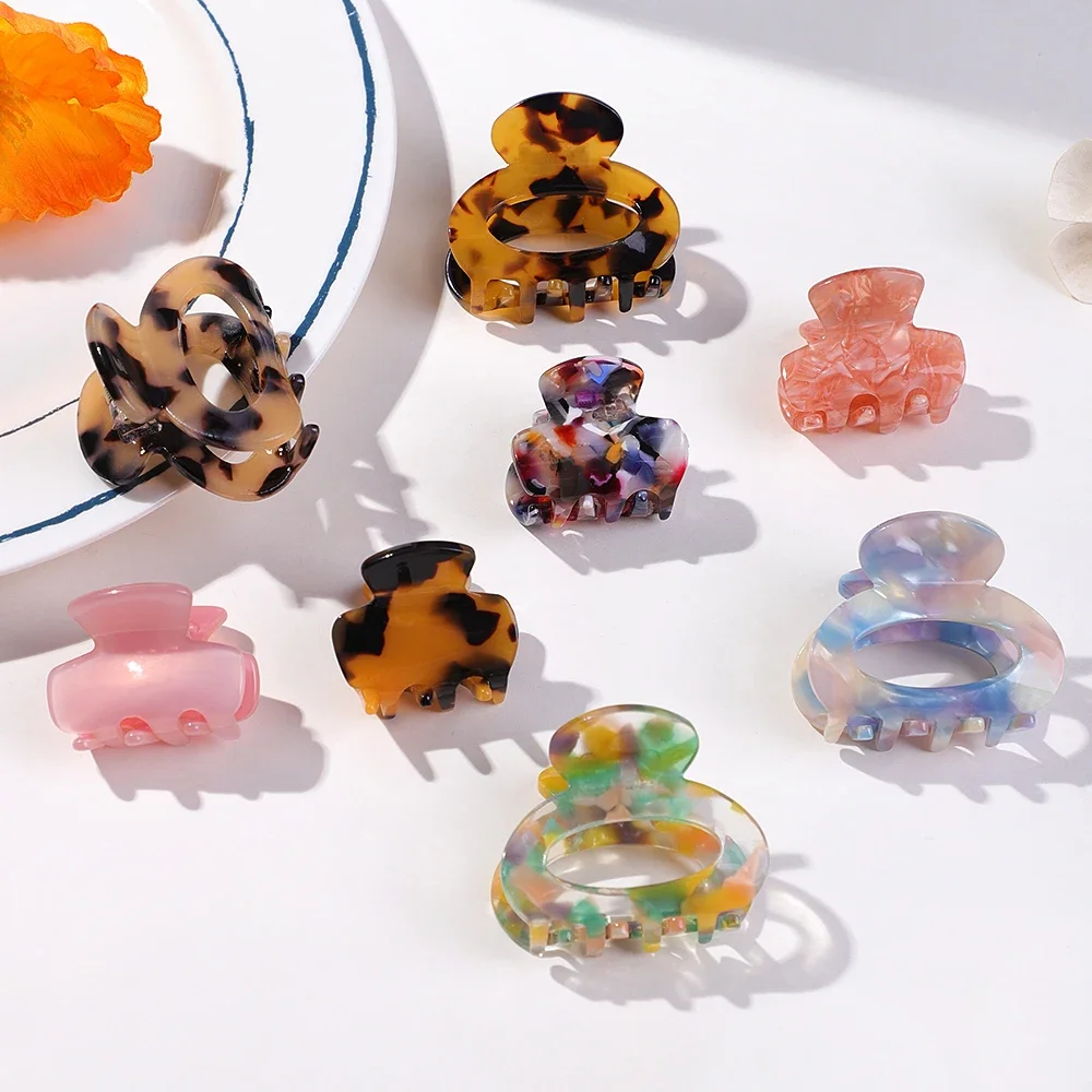 3 шт. ацетатный ретро-заколка на затылке половина завязывания волос верхняя