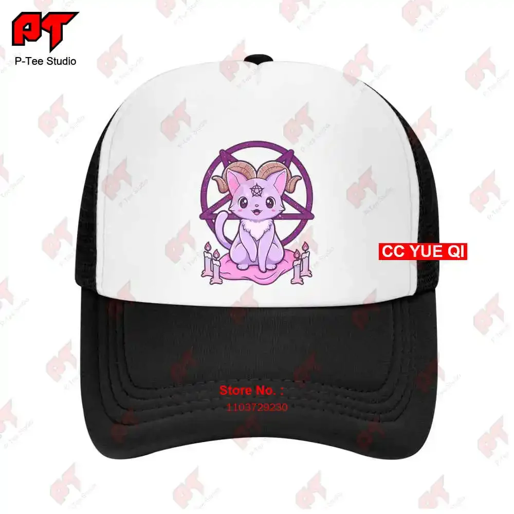 Kawaii Pastel Goth Krampus Cute Creepy Gothic Бейсболки Кепка-грузовик RJ3M