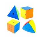 MoYu Meilong 3x3x3 магический куб 4x4x4 скоростной куб 2x2x2 куб-головоломка волшебный кубик-головоломка скошенный Пирамида кубик обучающая игрушка для детей