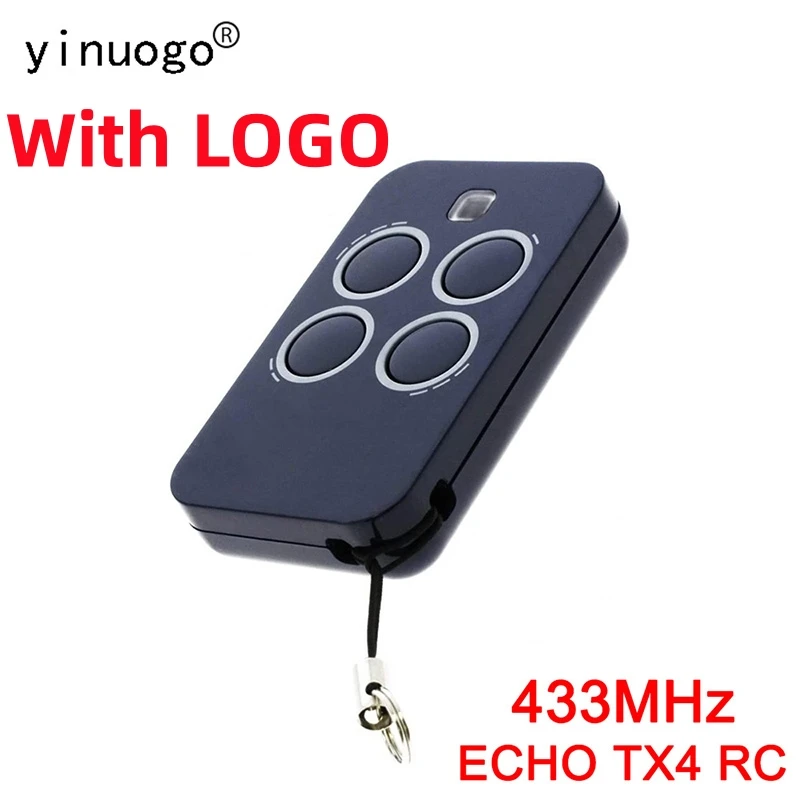 

Newest GENIUS ECHO TX4 RC Remote Control for Garage Door Keychain 433MHz Garage Door Openers Electric Control