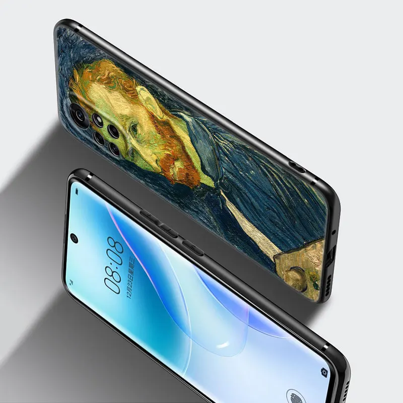 Van Gogh Starry Sky Art Phone Case For Huawei Honor 60 50 Mate 40 30 20 10 Lite Nova 9 8 Pro 7 SE Y60 30S 8i 7i 5T Premium Cover images - 6
