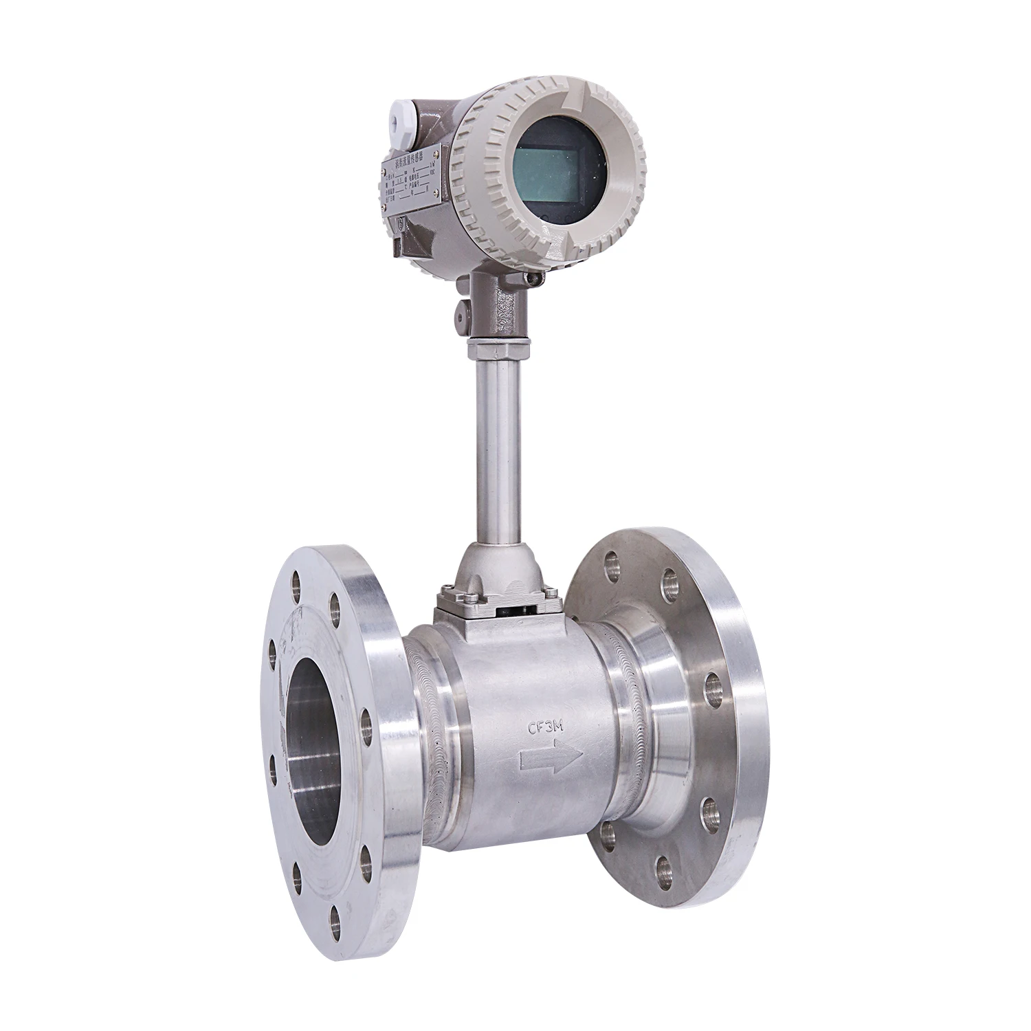 

rs485 modbus Pulse 4-20ma Output Biogas Flow Meter vortex Air Oxygen Flowmeters Price