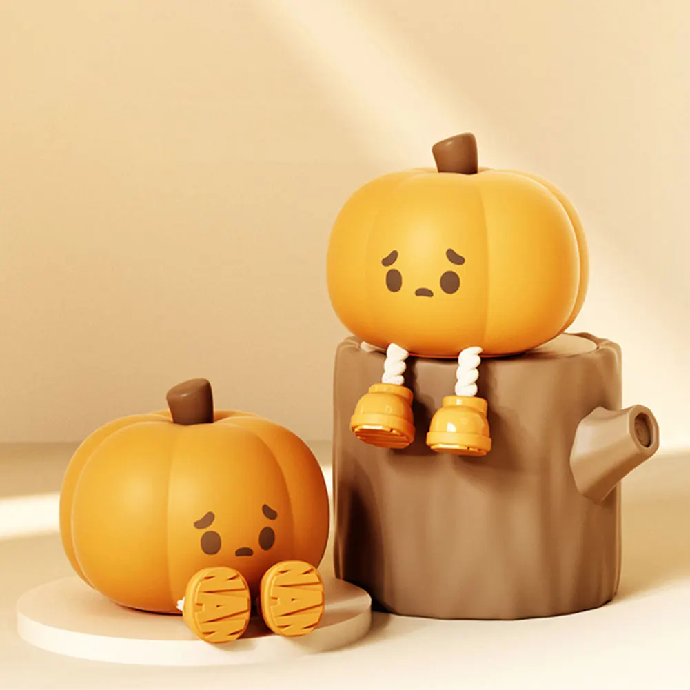 Прикроватная сенсорная лампа с тыквой на Хэллоуин силиконовый детский ночник