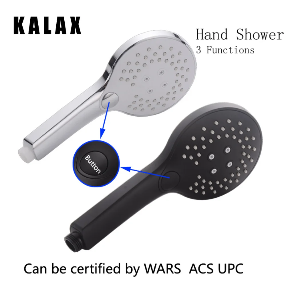 

3 Modes Handheld Bathroom Shower Head Rainfall Sprinkle Multifunction Bath Shower Nozzle Bathroom Accessories