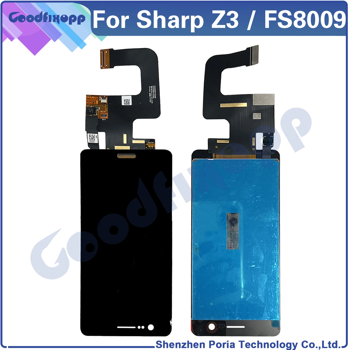 ЖК-экран для Sharp Z3 FS8009, дисплей, зеркальный экран, дигитайзер в сборе, замена ЖК-экран для Sharp Z3 FS8009, дисплей, зеркальный экран, дигитайзер в сборе, замена