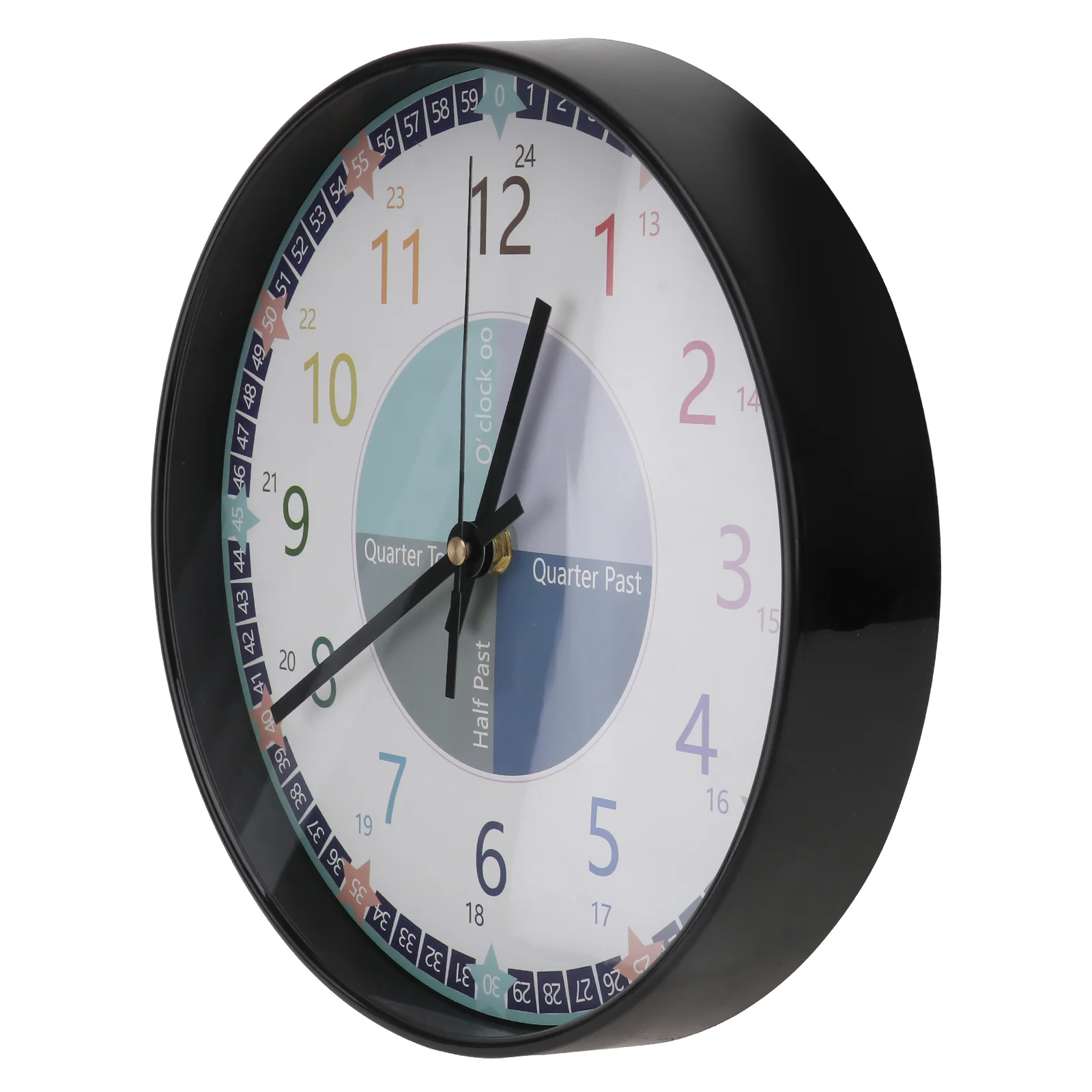 

1pc Sturdy Chic Prime Mute Hanging Clock Wall Clock Mute Wall Clock
