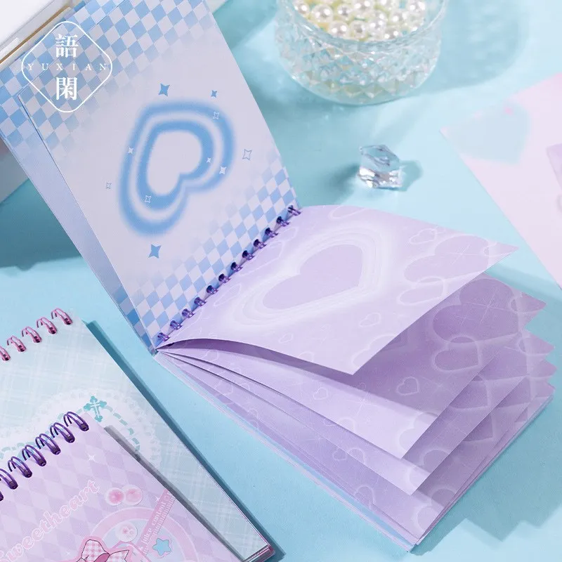 

54pcs Sticky Notes Plan Notebook Material Paper Stationery Supplies Memo Pads Notepad Office Accessories For Desk