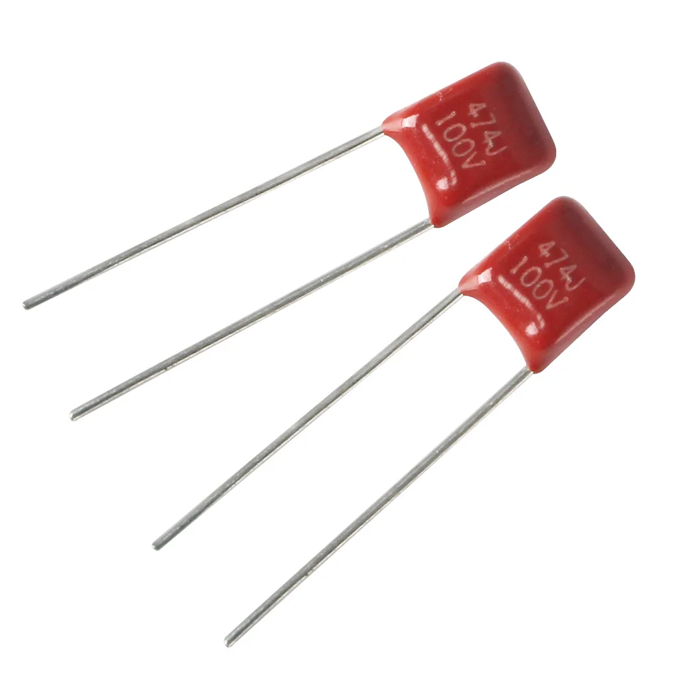 

Конденсаторы из полипропиленовой пленки 474J 470nF, 100 в, 100 шт.