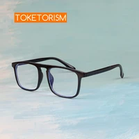 toketorism oversized square glasses men optical fashion glasses for myopia woman spectacle frames 8933