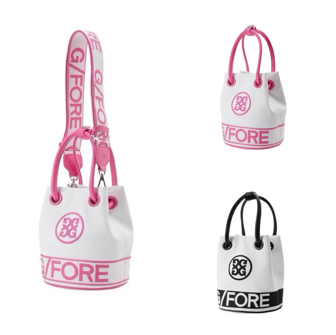 2022 Fashion new golf handbags pu handbags with webbing straps for daily sports unisex style high quality good quality handbags