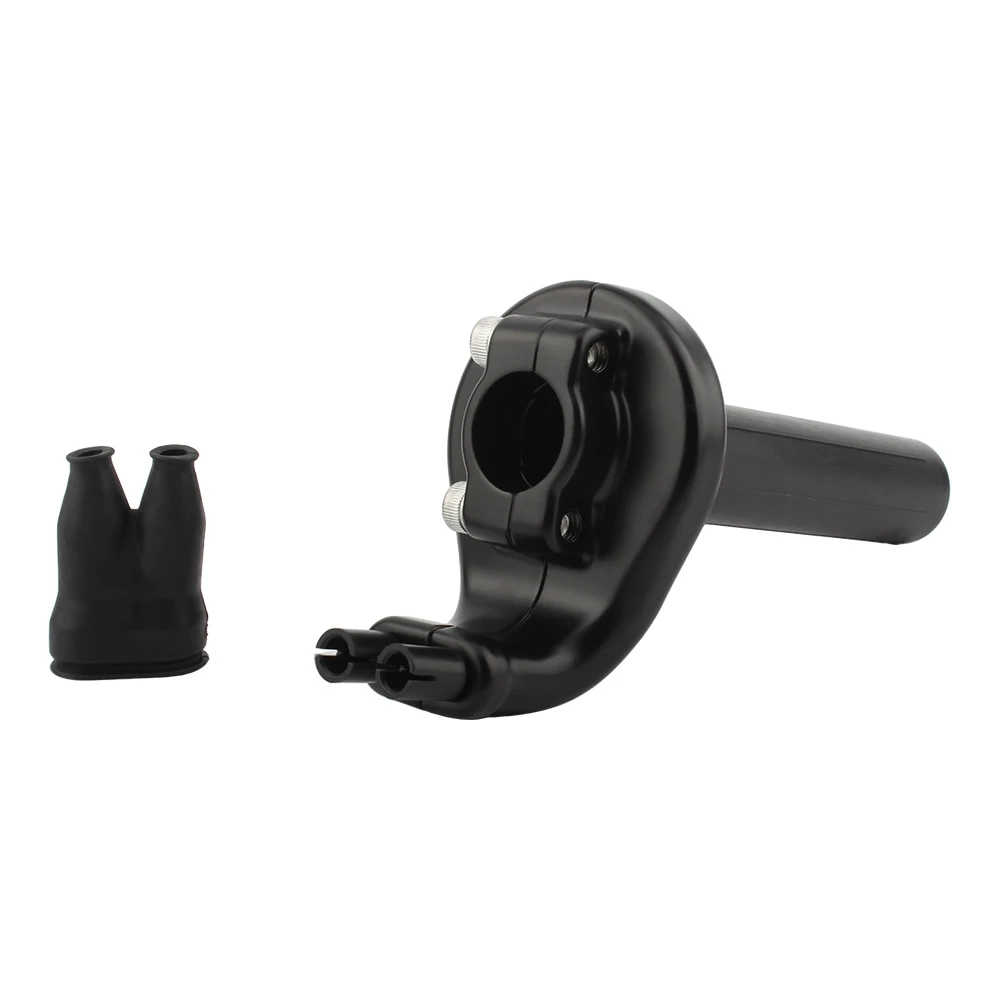 

Рукоятка для мотоциклетной дроссельной заслонки с поворотной заслонкой рукоятка с двойным пролетным проводом для KTM Honda Yamaha Kawasaki 22 мм ручки для руля