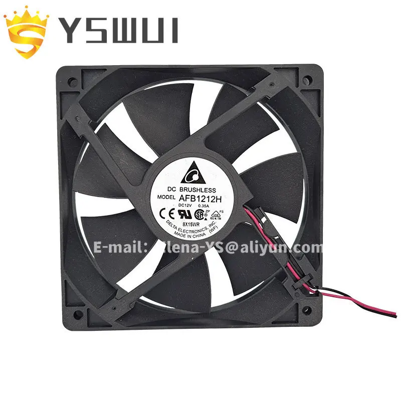 

Original AFB1212H FAN 120x25.4mm 12VDC Ball Bearing Lead Wires