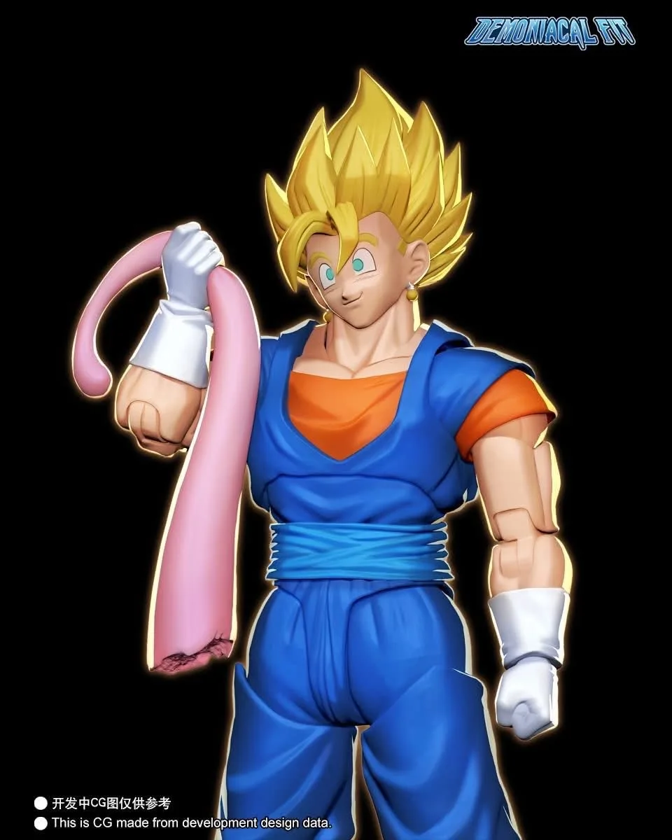 Фото Фигурка Demoniacal Fit Vegito Cosmic Blade SHF Vegetto, аниме-фигурки Dragon Ball Z, фигурка Гоку SSJ, пластиковые игрушки, подарок №4