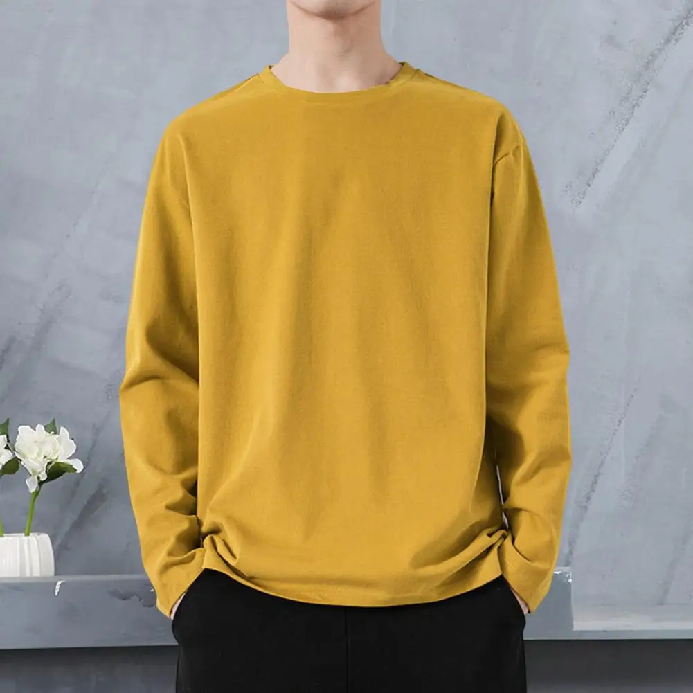 

Men Tee Top Round Neck Men T-shirt Korean Japanese T-shirt Tee Top