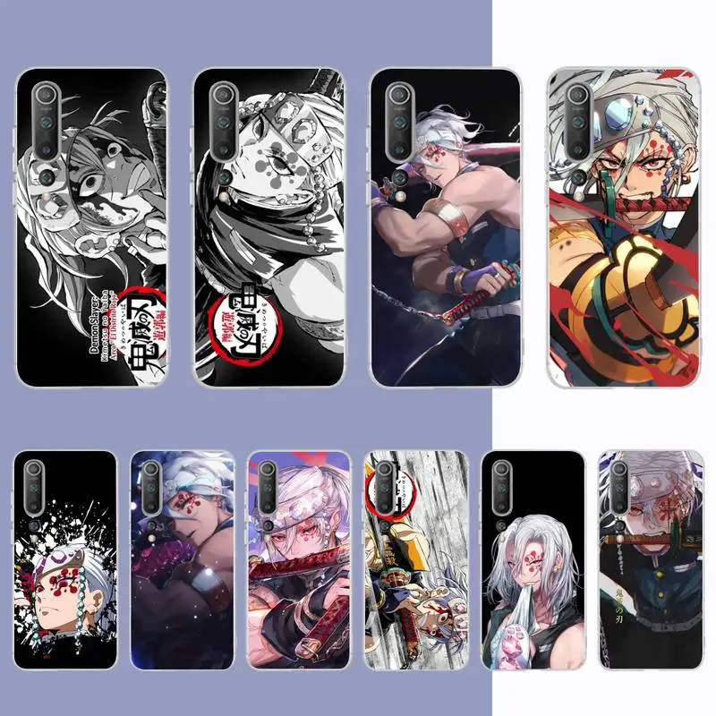 

Demon Slayer Uzui Tengen Phone Case for Samsung S21 A10 for Redmi Note 7 9 for Huawei P30Pro Honor 8X 10i cover